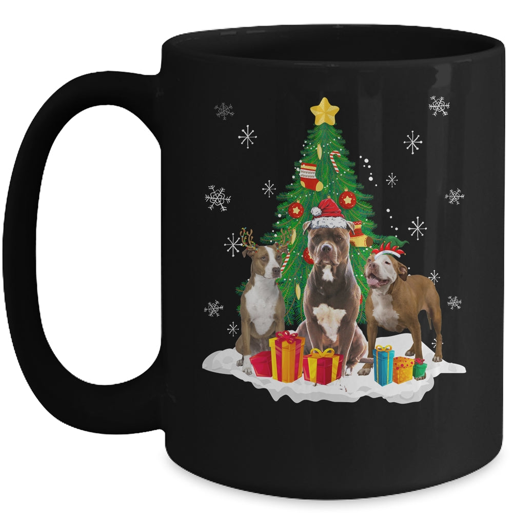 Funny Pitbull Ugly Christmas Dog Lovers Women Mug | siriusteestore
