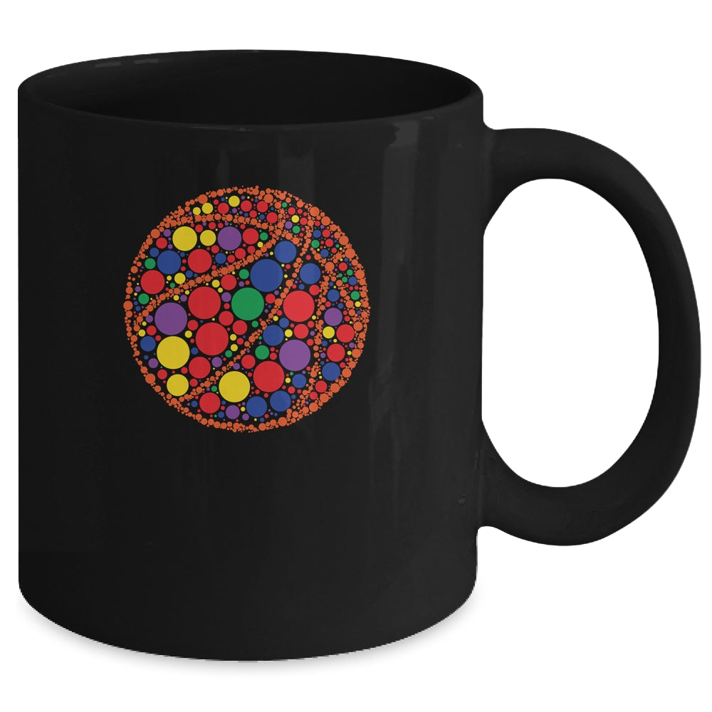 Funny Polka Dot Basketball Lover Player International Dot Day Mug | siriusteestore