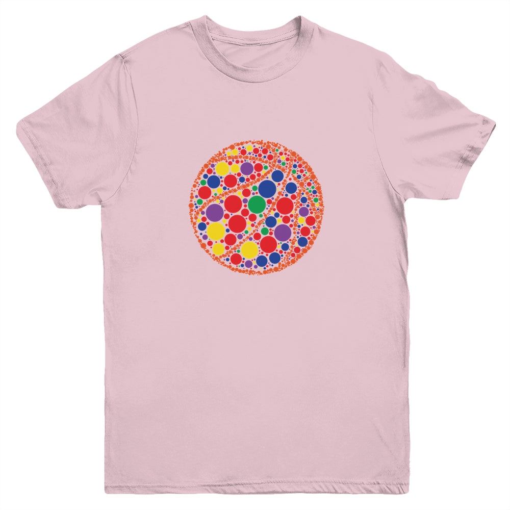 Funny Polka Dot Basketball Lover Player International Dot Day Youth Shirt | siriusteestore