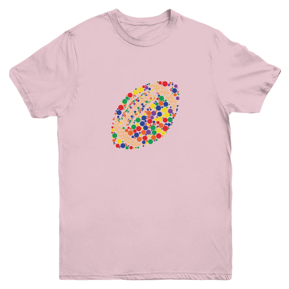 Funny Polka Dot Football Lover Player International Dot Day Youth Shirt | siriusteestore