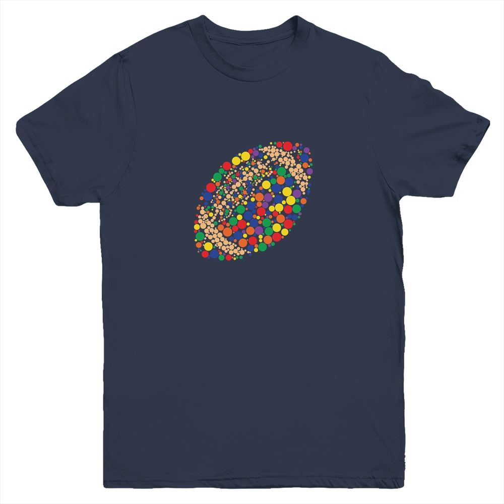 Funny Polka Dot Football Lover Player International Dot Day Youth Shirt | siriusteestore