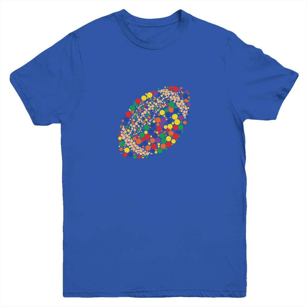 Funny Polka Dot Football Lover Player International Dot Day Youth Shirt | siriusteestore