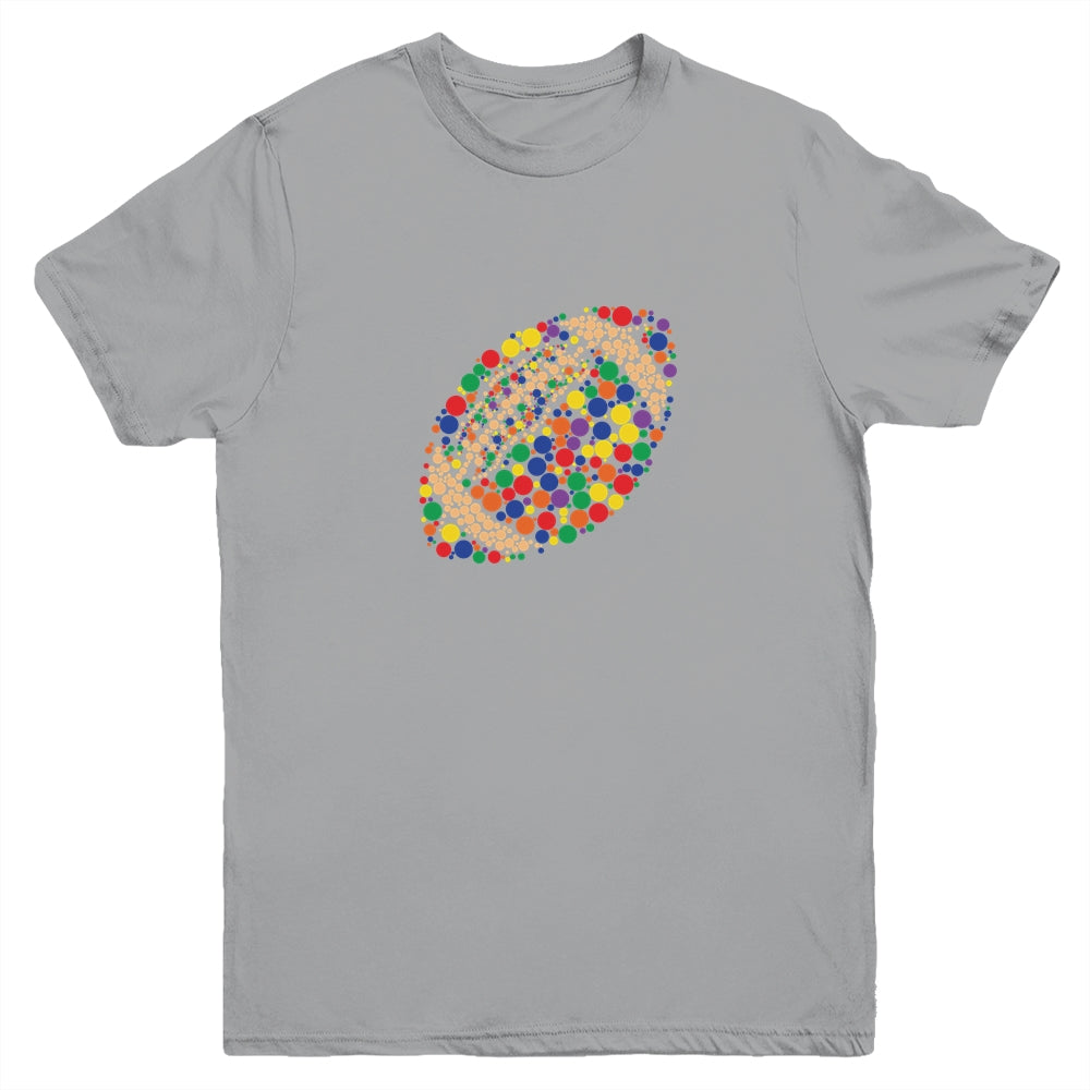 Funny Polka Dot Football Lover Player International Dot Day Youth Shirt | siriusteestore