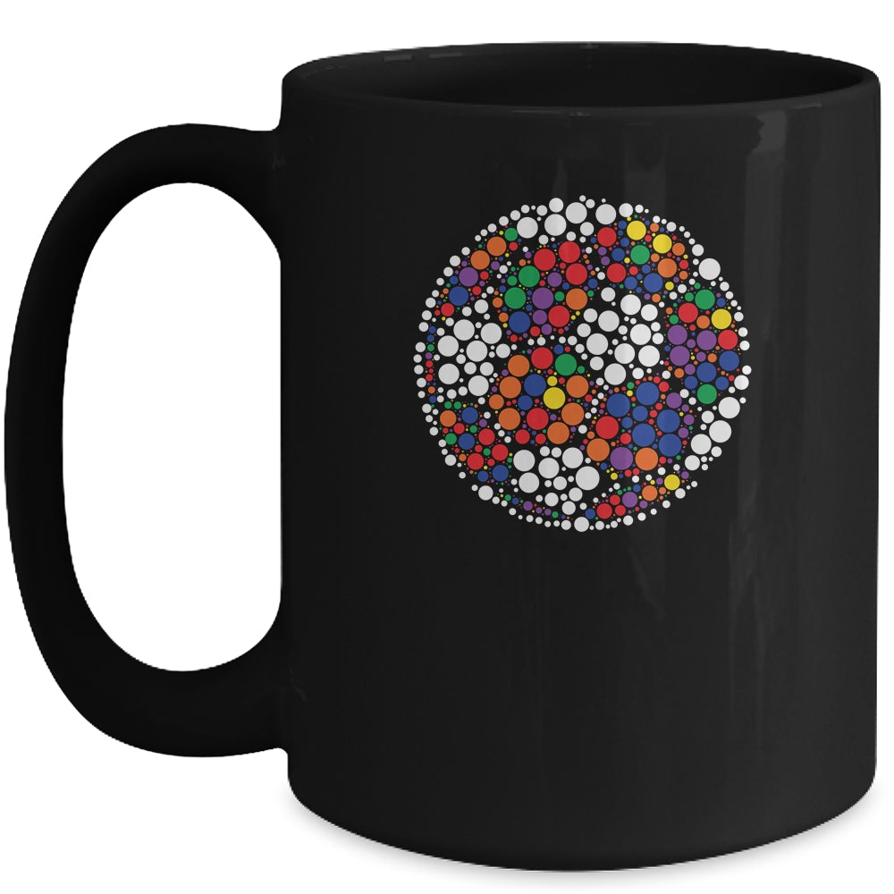 Funny Polka Dot Soccer Lover Player International Dot Day Mug | siriusteestore