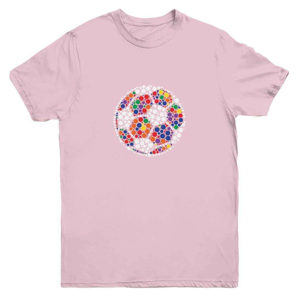 Funny Polka Dot Soccer Lover Player International Dot Day Youth Shirt | siriusteestore