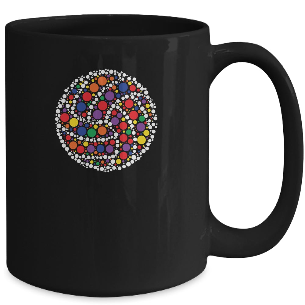 Funny Polka Dot Volleyball Lover Player International Dot Day Mug | siriusteestore