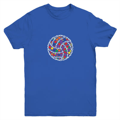 Funny Polka Dot Volleyball Lover Player International Dot Day Youth Shirt | siriusteestore