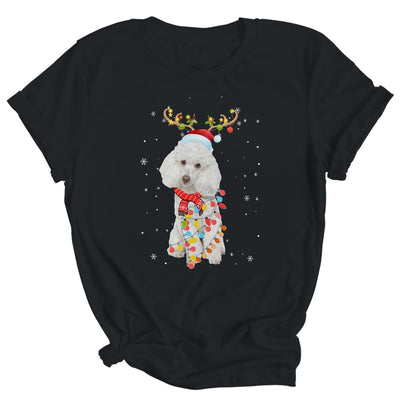 Funny Poodle Christmas Tree Santa Reindeer Pajamas Shirt & Sweatshirt | siriusteestore