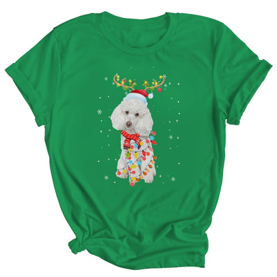 Funny Poodle Christmas Tree Santa Reindeer Pajamas Shirt & Sweatshirt | siriusteestore