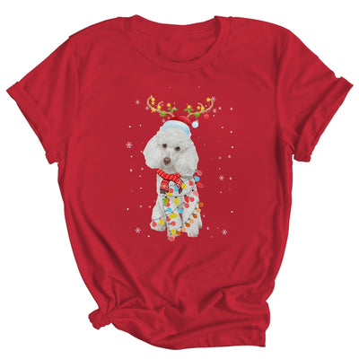 Funny Poodle Christmas Tree Santa Reindeer Pajamas Shirt & Sweatshirt | siriusteestore