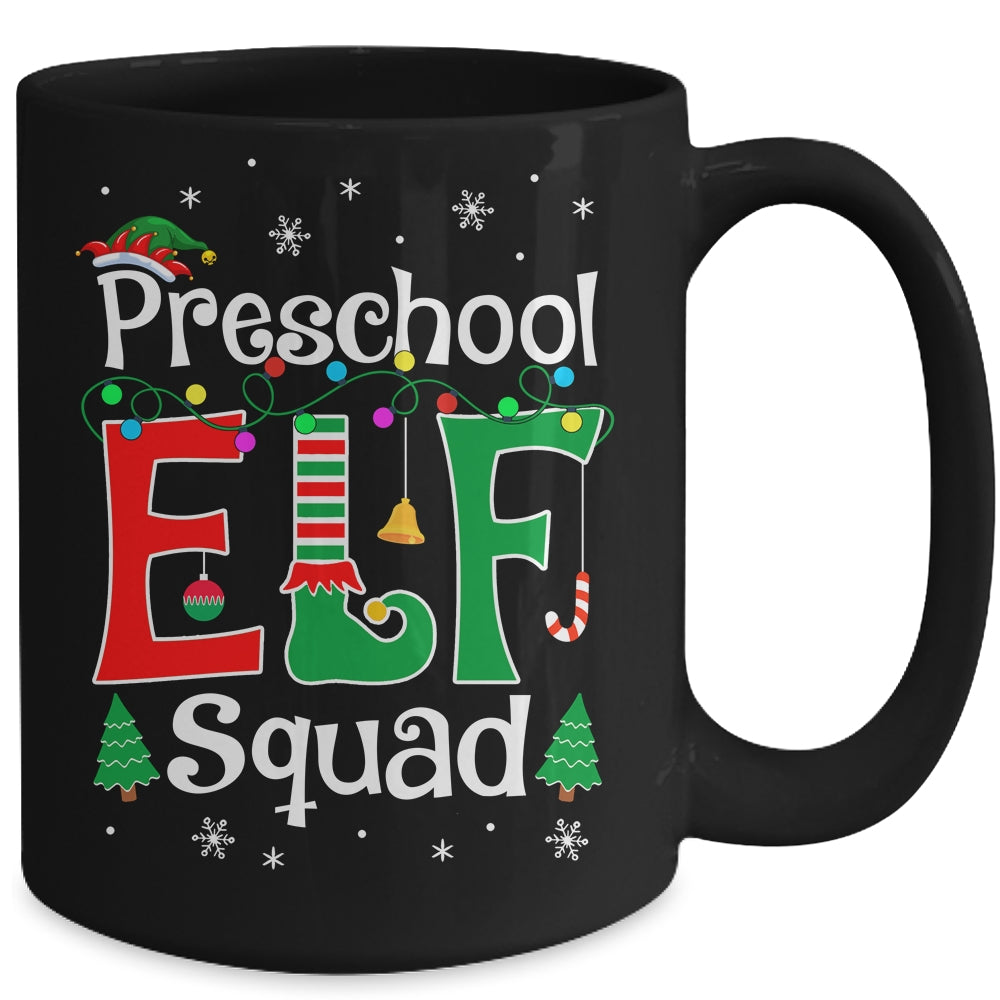 Funny Preschool Elf Squad Teacher Christmas Child Xmas Mug | siriusteestore