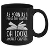 Funny Reading Just One More Chapter Book Lover Design Mug | siriusteestore