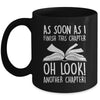 Funny Reading Just One More Chapter Book Lover Design Mug | siriusteestore