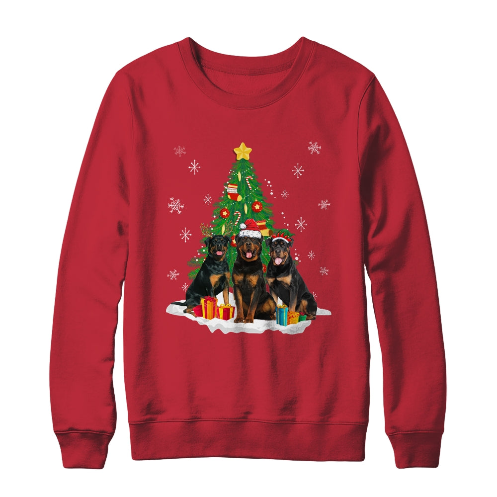 Funny Rottweiler Ugly Christmas Dog Lovers Women Shirt & Sweatshirt | siriusteestore