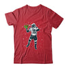 Funny Santa Hat Football Christmas Xmas Shirt & Sweatshirt | siriusteestore