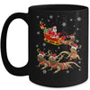 Funny Santa Riding Bearded Dragon Christmas For Reptile Love Mug | siriusteestore