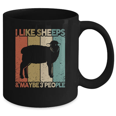 Funny Sheep Design For Kids Men Women Animal Sheep Vintage Mug | siriusteestore