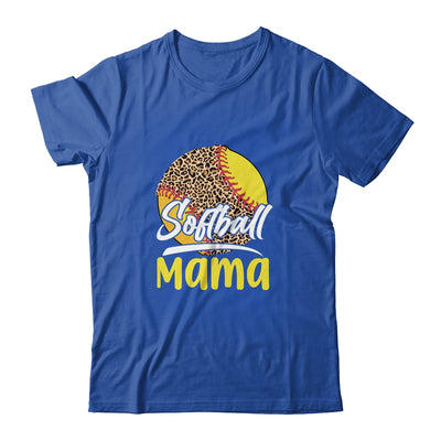 Funny Softball Mom Leopard Mothers Day Shirt & Tank Top | siriusteestore