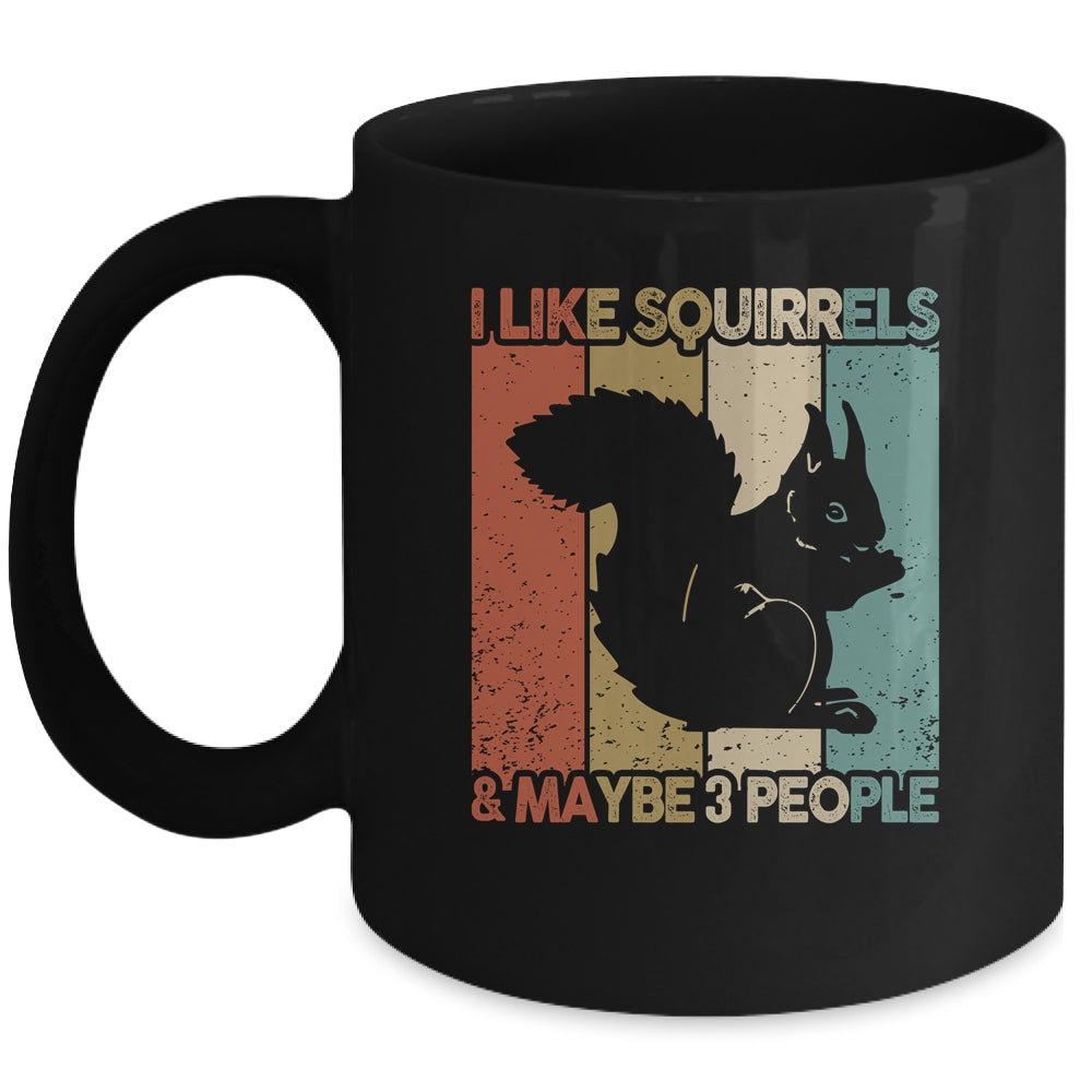 Funny Squirrel Design For Kids Men Women Animal Vintage Mug | siriusteestore