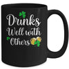 Funny St Patricks Day Drinking Drinks Well With Other Mug | siriusteestore