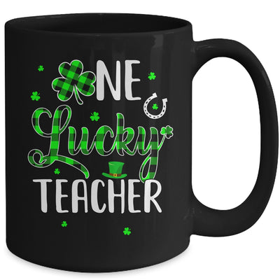 Funny St Patricks Day Gift For Prek Kinder One Lucky Teacher Mug | siriusteestore