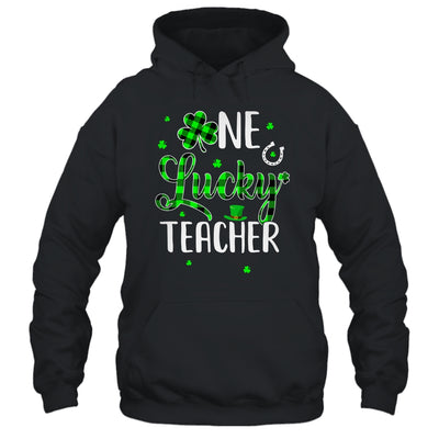 Funny St Patricks Day Gift For Prek Kinder One Lucky Teacher Shirt & Hoodie | siriusteestore