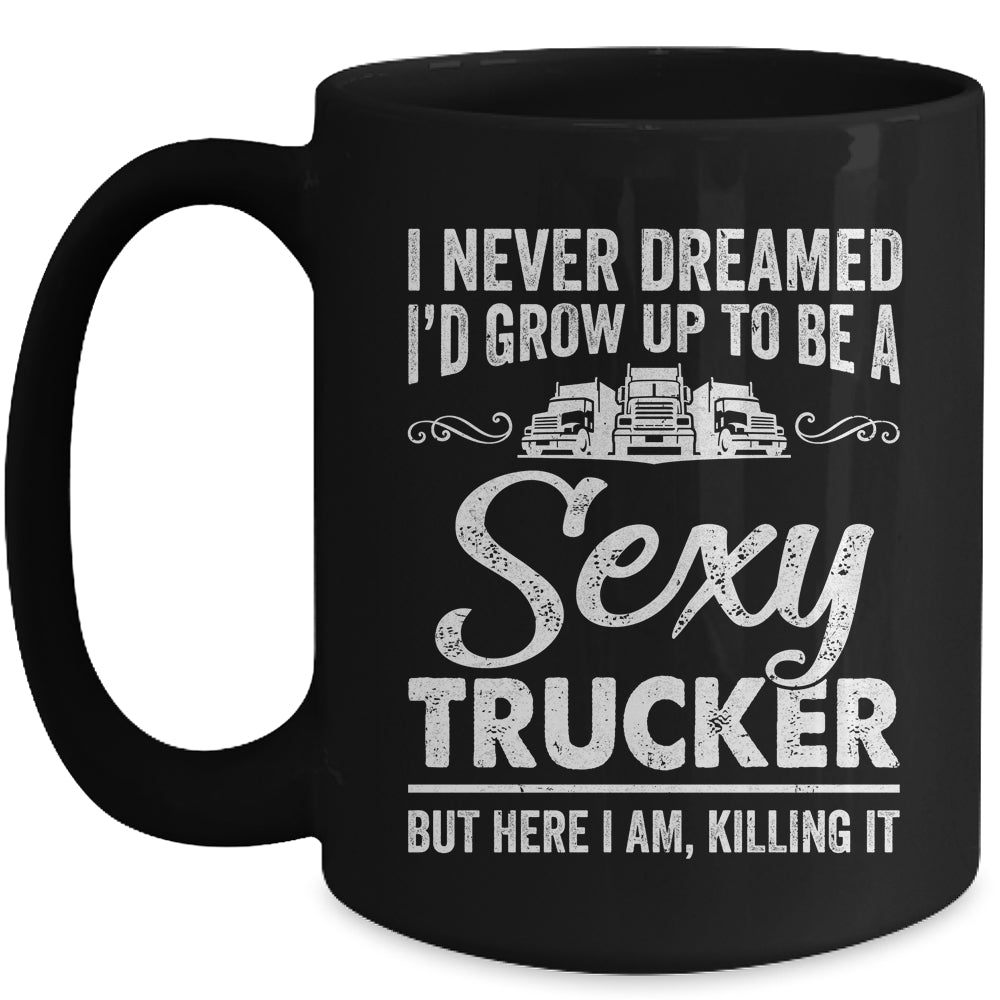 Funny Truck Driver Design For Trucker Women Trucking Lover Mug | siriusteestore