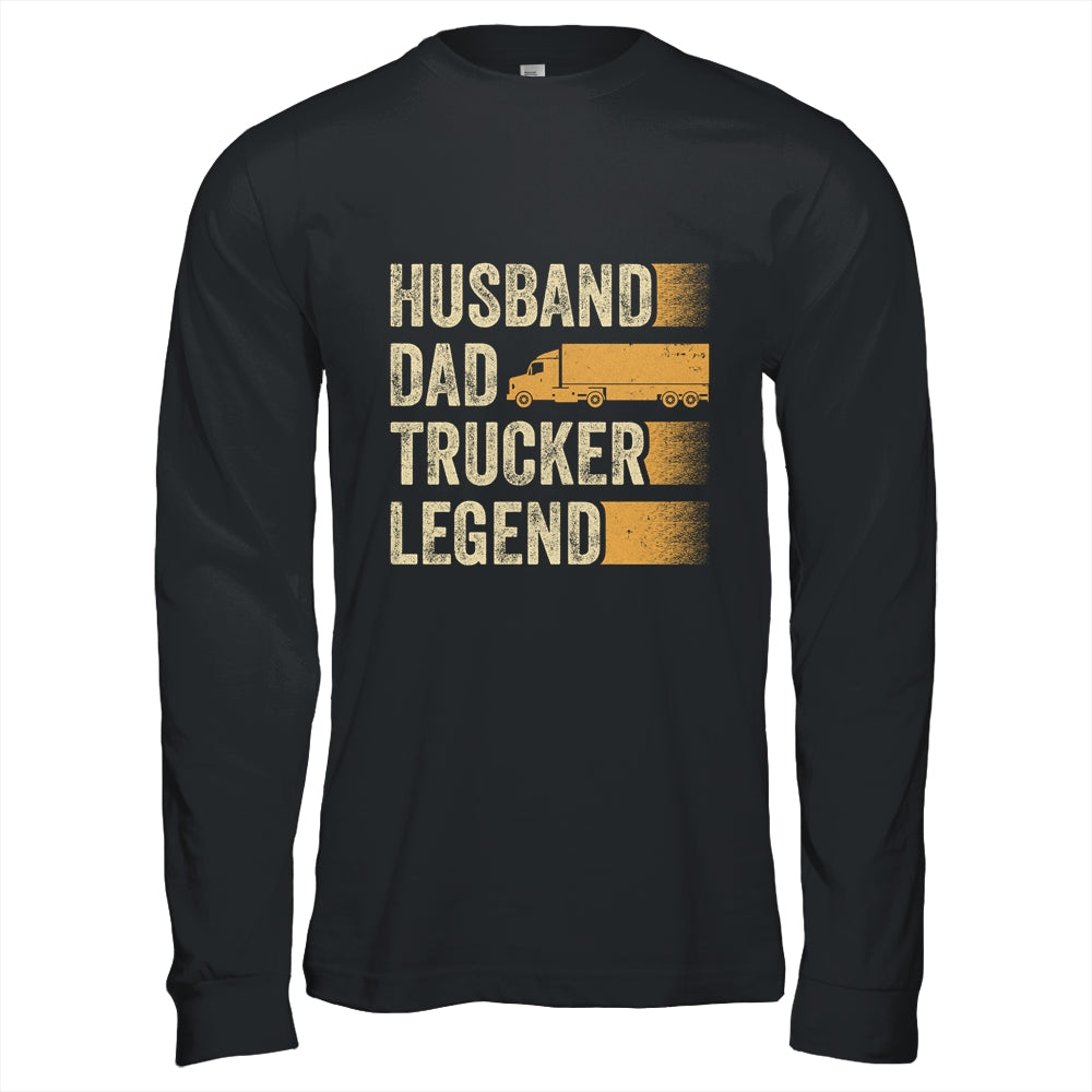 Funny Trucker Art For Truck Driver Husband Men Dad Trucking Shirt & Hoodie | siriusteestore