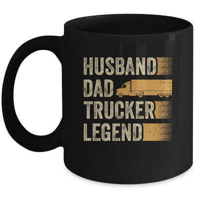 Funny Trucker Art For Truck Driver Husband Men Dad Trucking Mug | siriusteestore