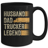 Funny Trucker Art For Truck Driver Husband Men Dad Trucking Mug | siriusteestore