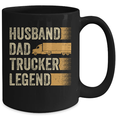 Funny Trucker Art For Truck Driver Husband Men Dad Trucking Mug | siriusteestore