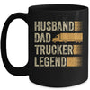 Funny Trucker Art For Truck Driver Husband Men Dad Trucking Mug | siriusteestore