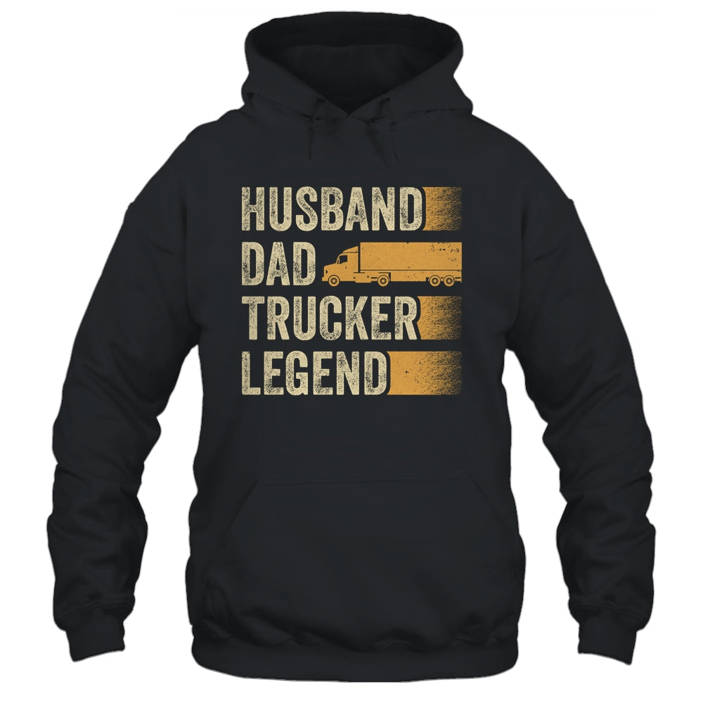 Funny Trucker Art For Truck Driver Husband Men Dad Trucking Shirt & Hoodie | siriusteestore