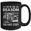 Funny Trucker Design For Men Semi Truck Driver Lover Mug | siriusteestore