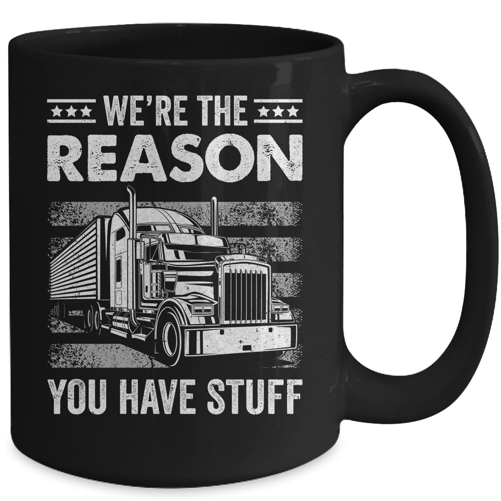 Super cool truck driver mug gift - funny trucker semi truck driver