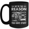 Funny Trucker Design For Men Semi Truck Driver Lover Mug | siriusteestore