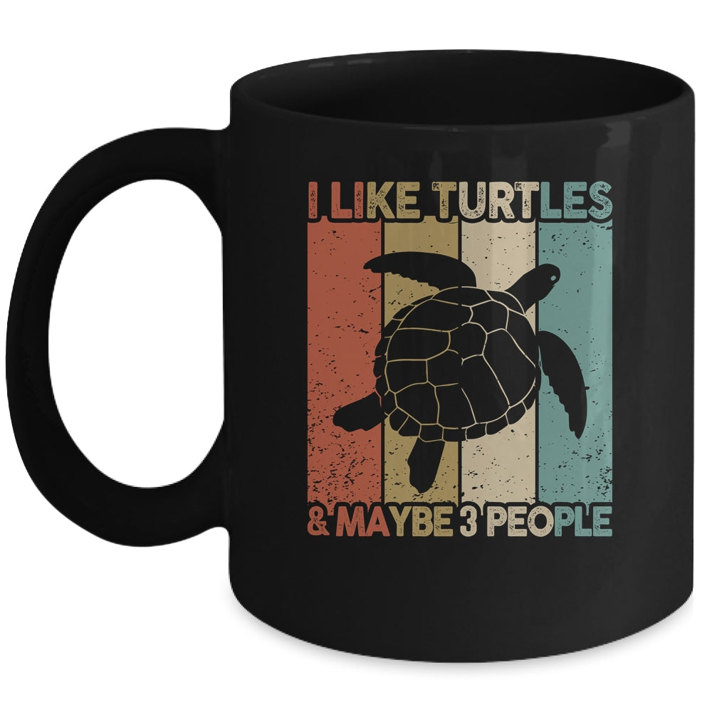 Funny Turtle Design For Kids Men Women Animal Turtle Vintage Mug | siriusteestore