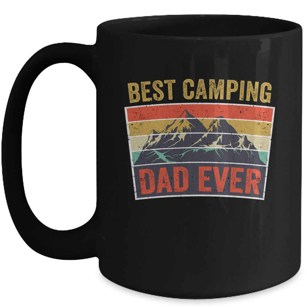 Funny Vintage Best Camping Dad Ever Father's Day Mug | siriusteestore