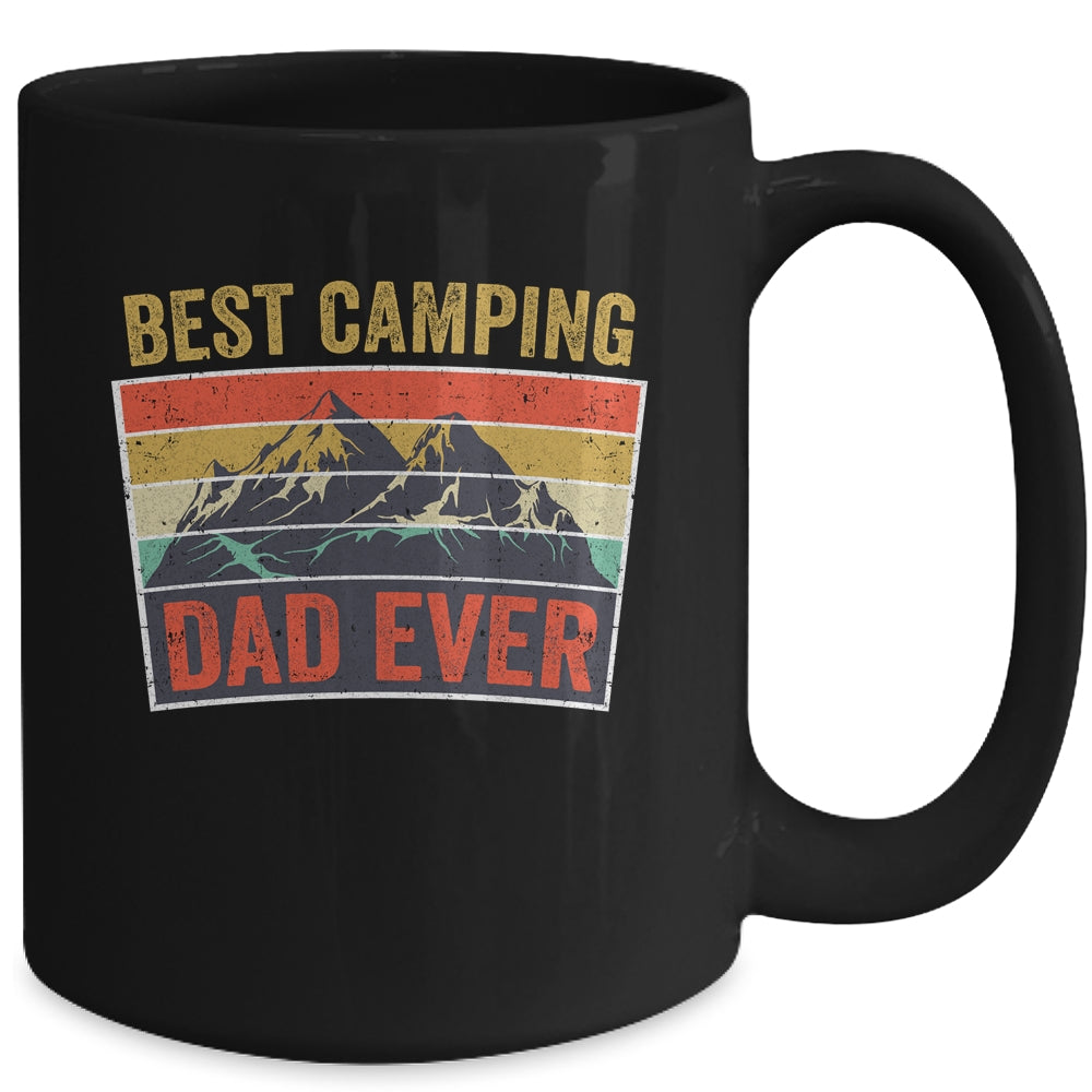 Funny Vintage Best Camping Dad Ever Father's Day Mug | siriusteestore