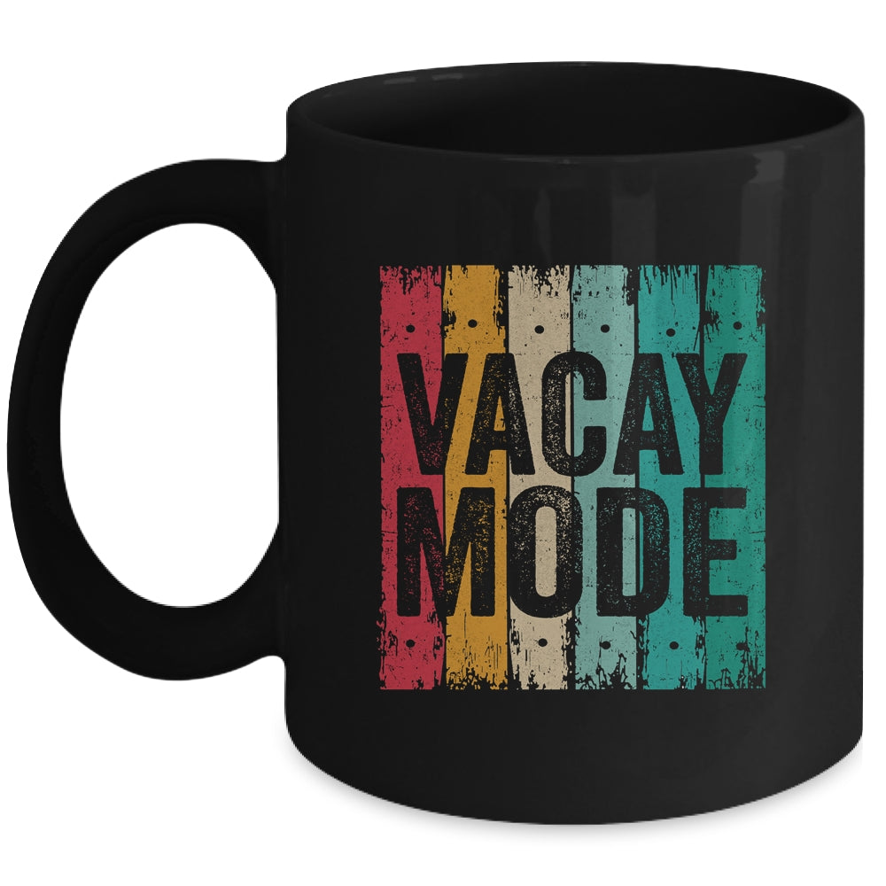 Funny Vintage Vacay Mode Summer Vacation Mug Mug | siriusteestore