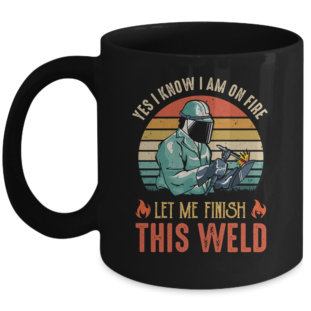 Funny Welding Design Men Dad Welder Worker Welding Vintage Mug | siriusteestore
