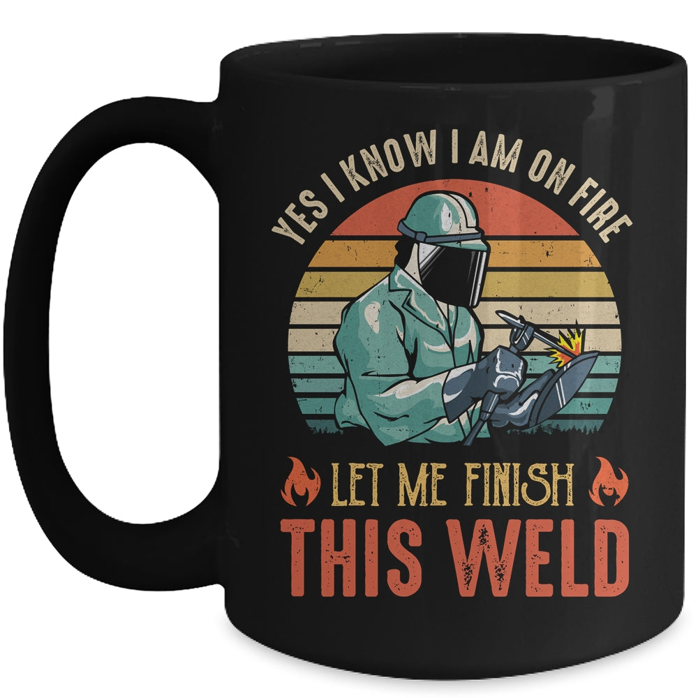 Funny Welding Design Men Dad Welder Worker Welding Vintage Mug | siriusteestore