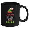 Funny Xmas Elf For A Santa Claus Lover Christmas In July Mug | siriusteestore