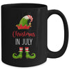 Funny Xmas Elf For A Santa Claus Lover Christmas In July Mug | siriusteestore