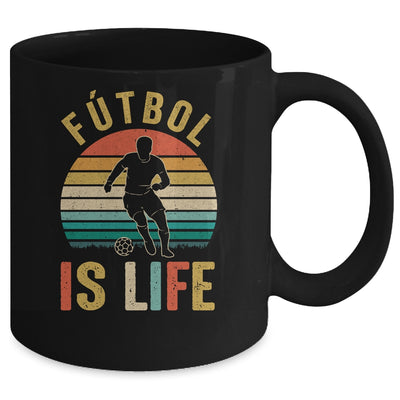 Futbol Is Life Soccer Funny Football Lover Vintage Mug | siriusteestore