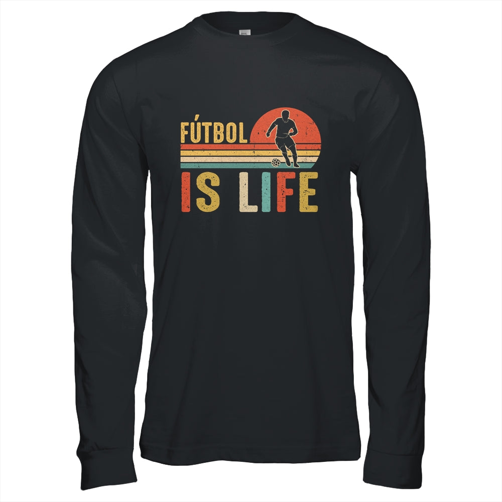 Futbol Is Life Soccer Funny Football Vintage Lover Shirt & Hoodie | siriusteestore