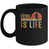 Futbol Is Life Soccer Funny Football Vintage Lover Mug | siriusteestore