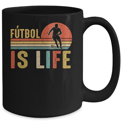 Futbol Is Life Soccer Funny Football Vintage Lover Mug | siriusteestore