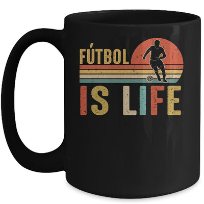 Futbol Is Life Soccer Funny Football Vintage Lover Mug | siriusteestore