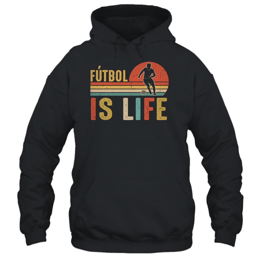 Futbol Is Life Soccer Funny Football Vintage Lover Shirt & Hoodie | siriusteestore